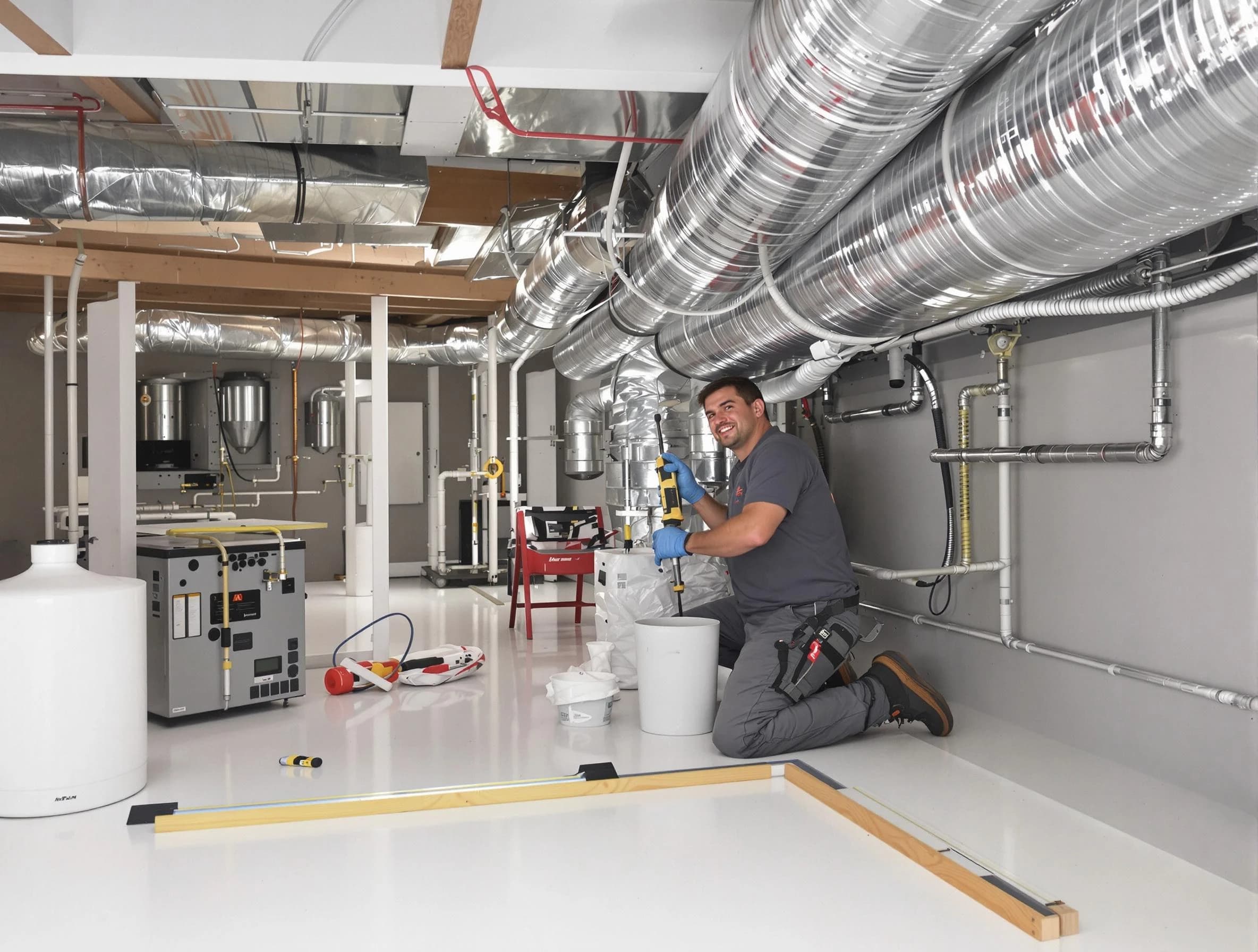 Professional duct sealing service by Pleasant View Air Duct Cleaning in Pleasant View