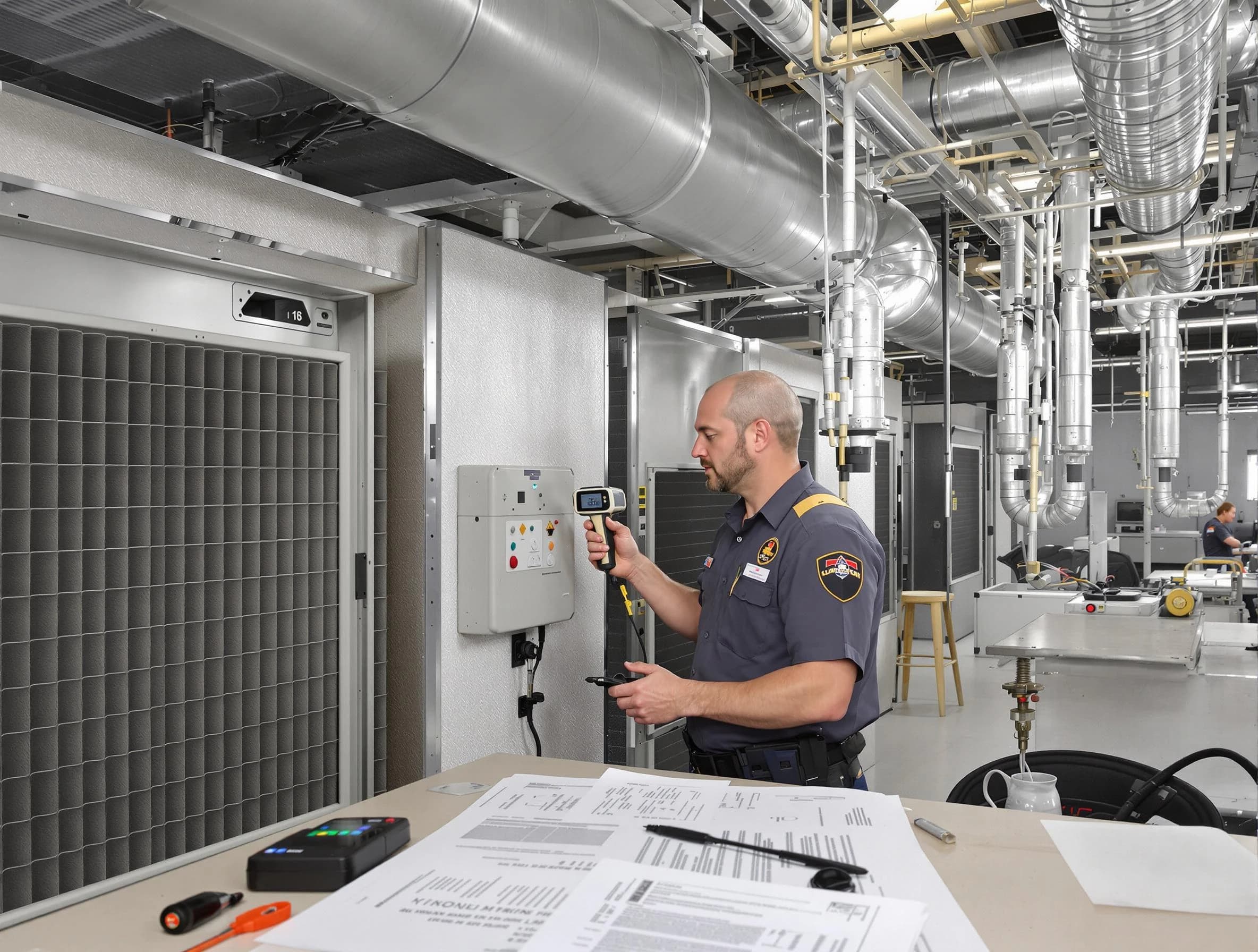 Professional filter system inspection by Pleasant View Air Duct Cleaning in Pleasant View