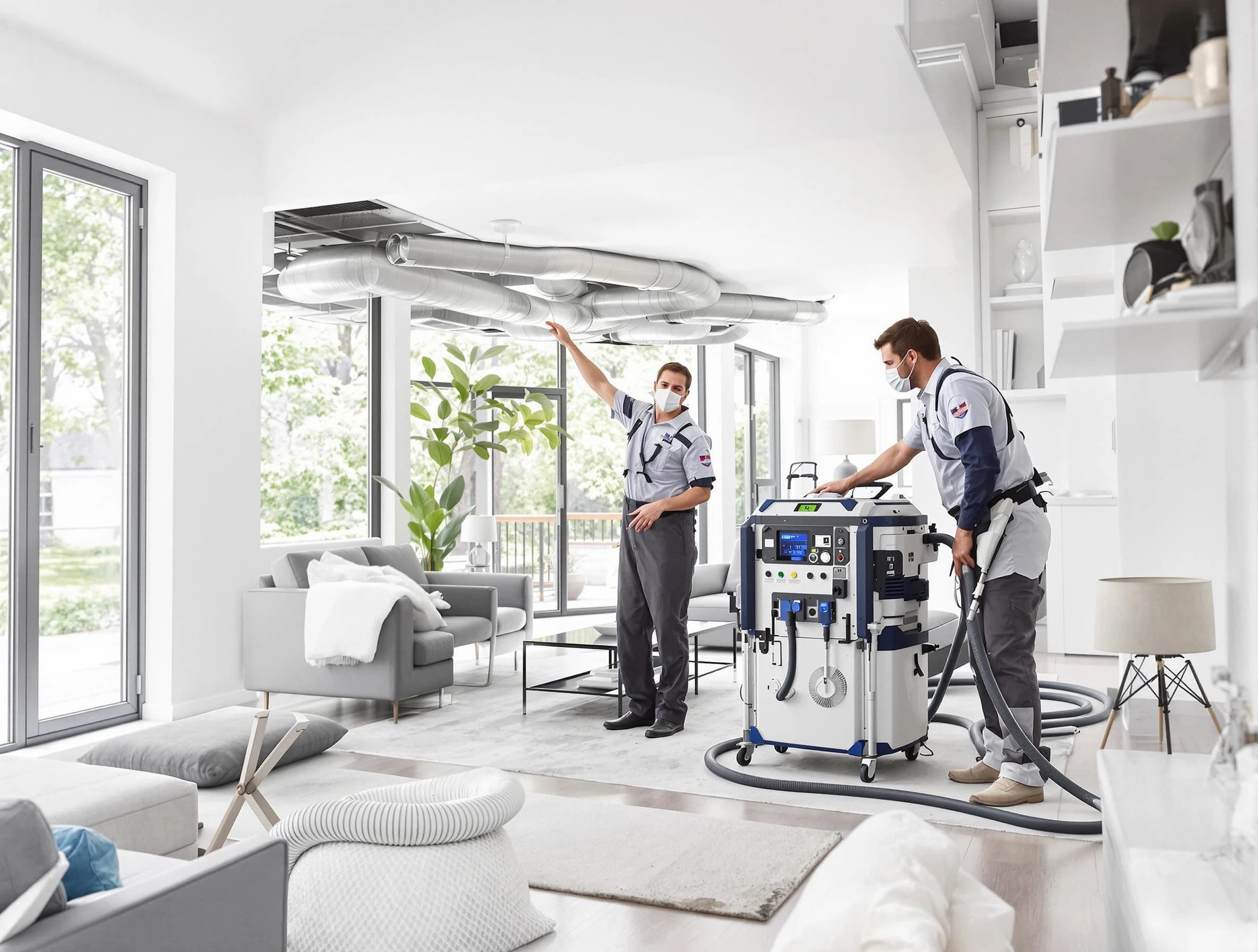 Pleasant View Air Duct Cleaning professional conducting pure air duct cleaning with state-of-the-art equipment in Pleasant View