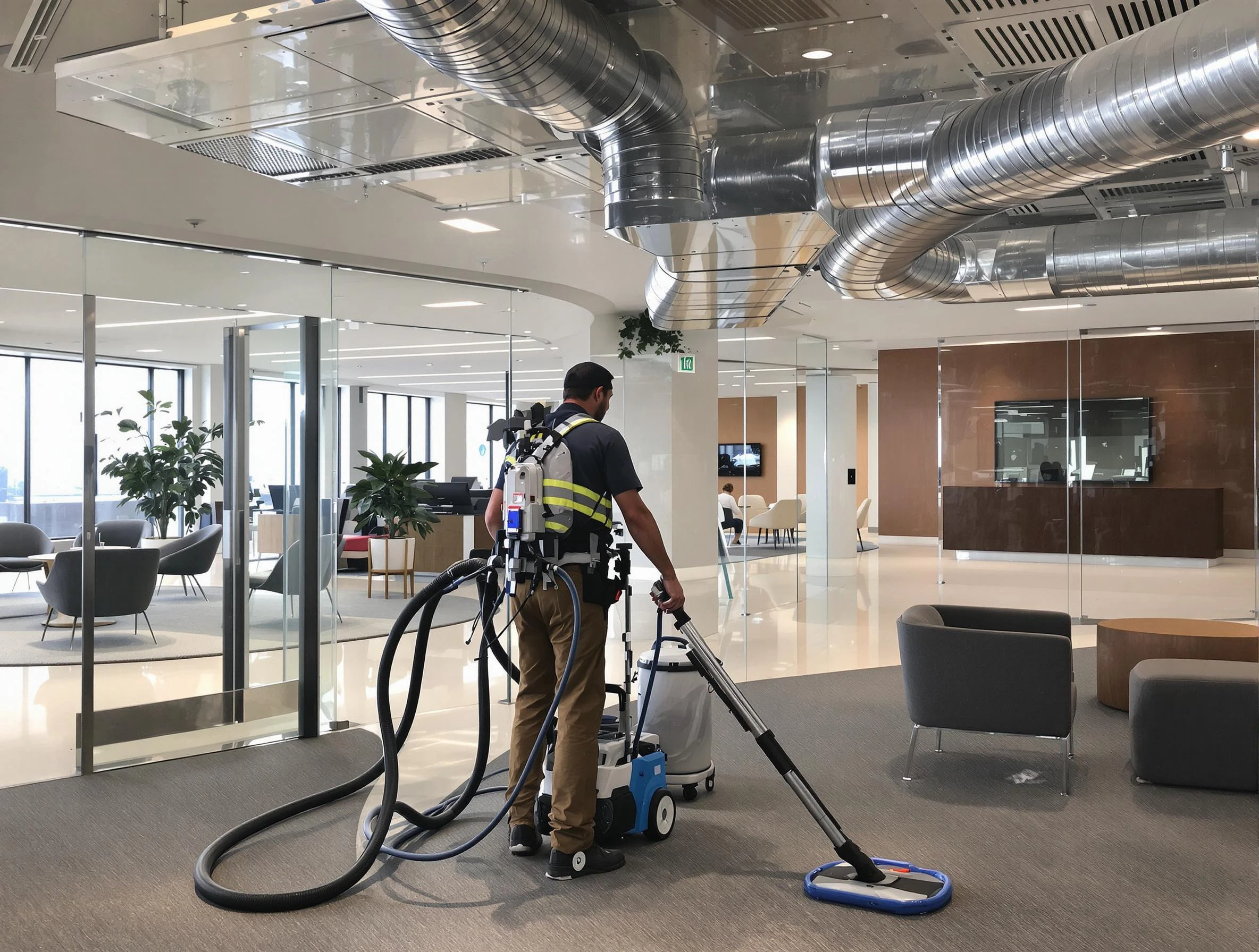 Commercial duct cleaning service by Pleasant View Air Duct Cleaning in Pleasant View