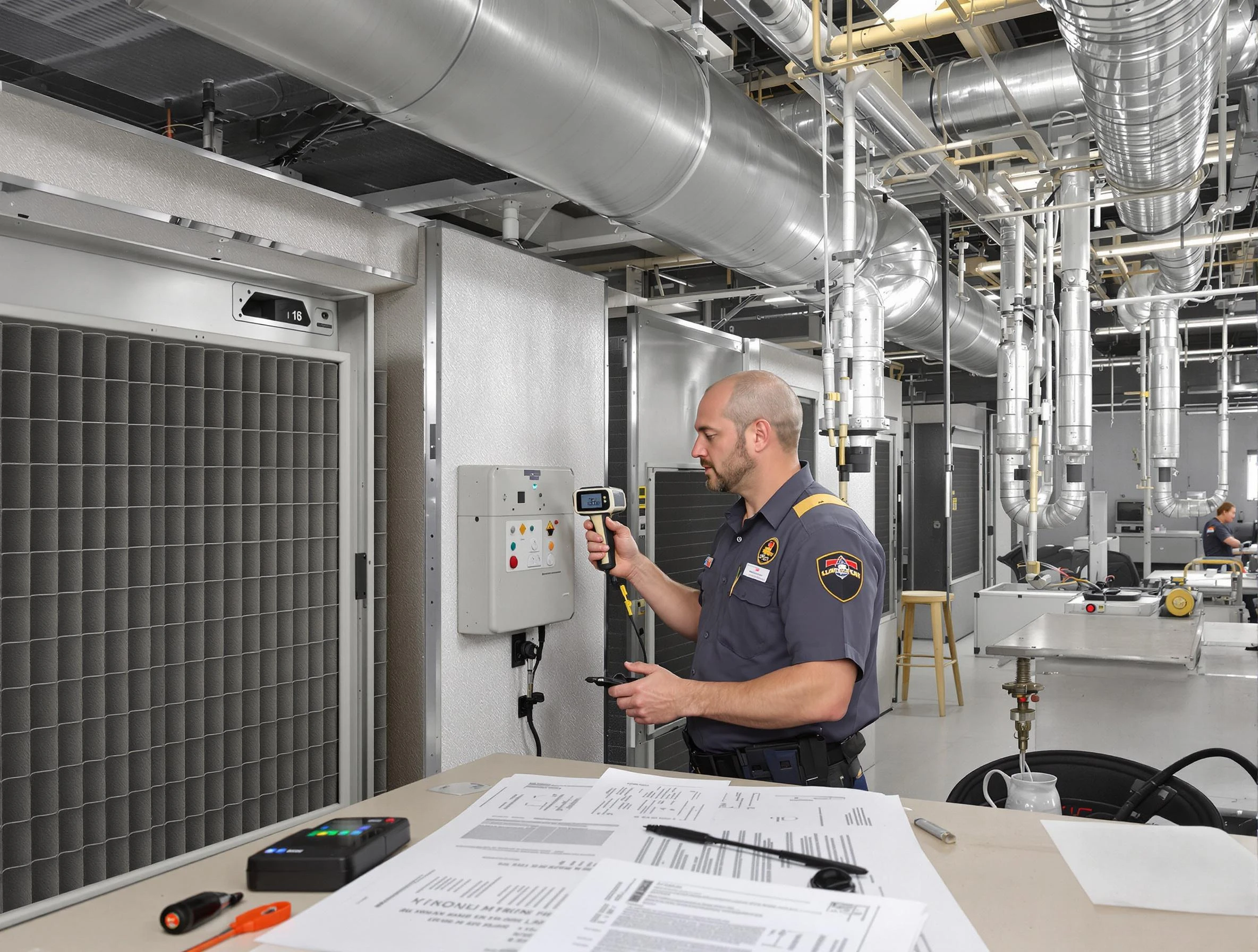 Professional filter system inspection by Pleasant View Air Duct Cleaning in Pleasant View